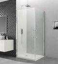 Mampara angular 2 puertas abatibles OPEN